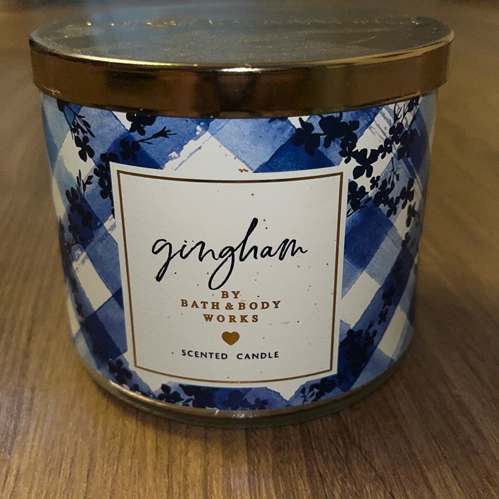 Gingham candle by Bath & body Works